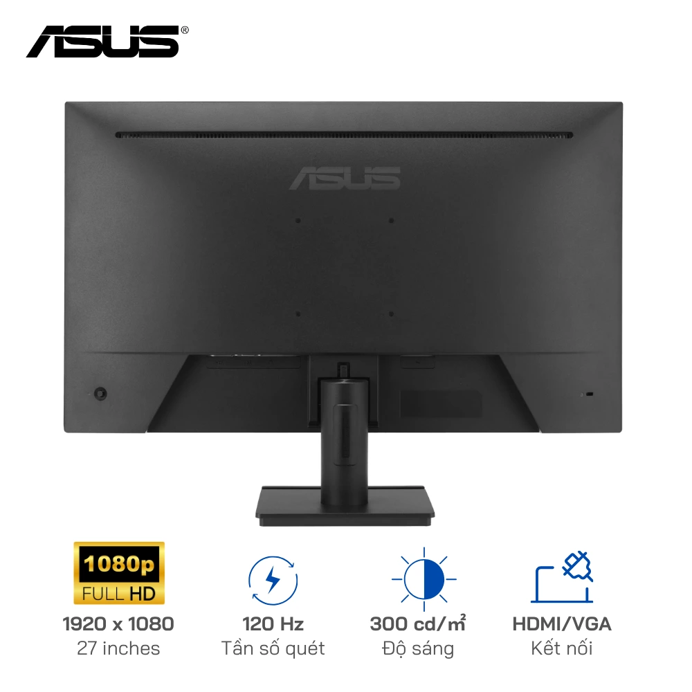 Màn hình ASUS VA279HG-R 27 inches | IPS | FHD | 120Hz | 1ms | Kết nối: HDMI/VGA