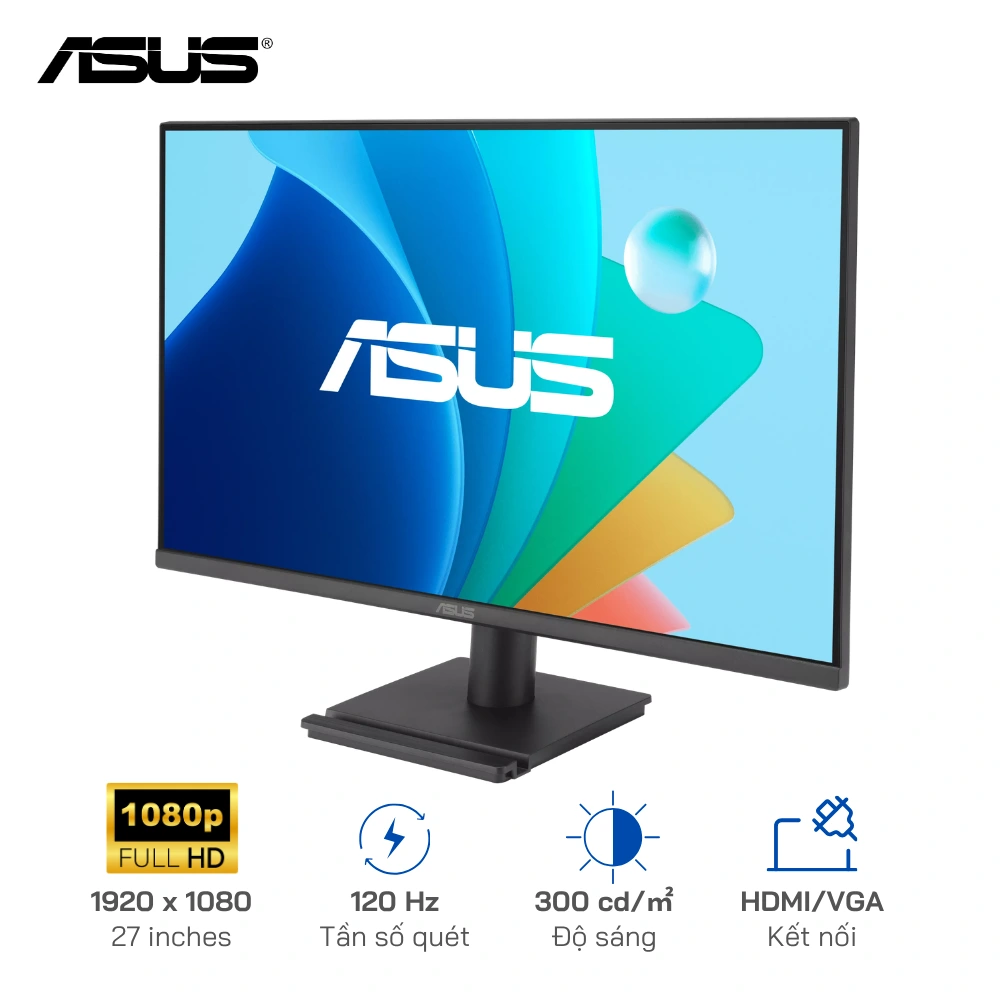 Màn hình ASUS VA279HG-R 27 inches | IPS | FHD | 120Hz | 1ms | Kết nối: HDMI/VGA