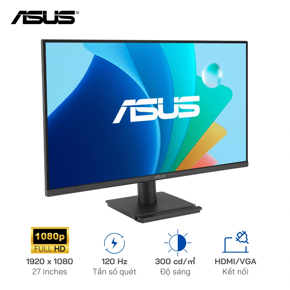 Màn hình ASUS VA279HG-R 27 inches | IPS | FHD | 120Hz | 1ms | Kết nối: HDMI/VGA