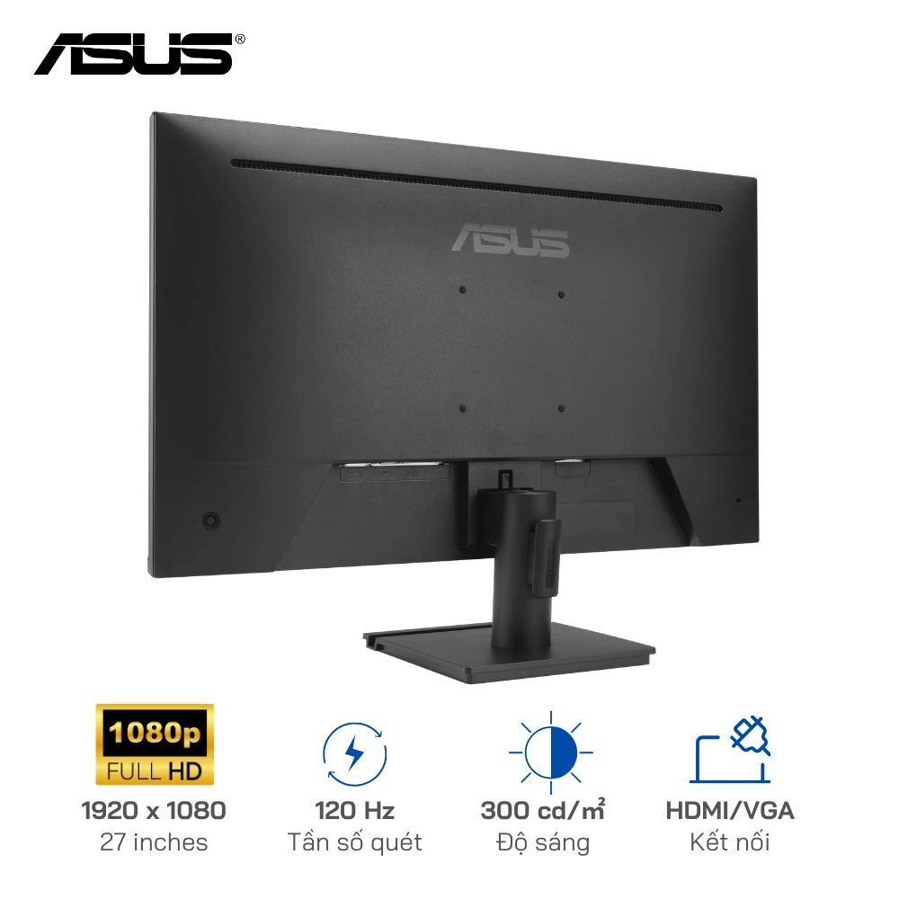 Màn hình ASUS VA279HG-R 27 inches | IPS | FHD | 120Hz | 1ms | Kết nối: HDMI/VGA