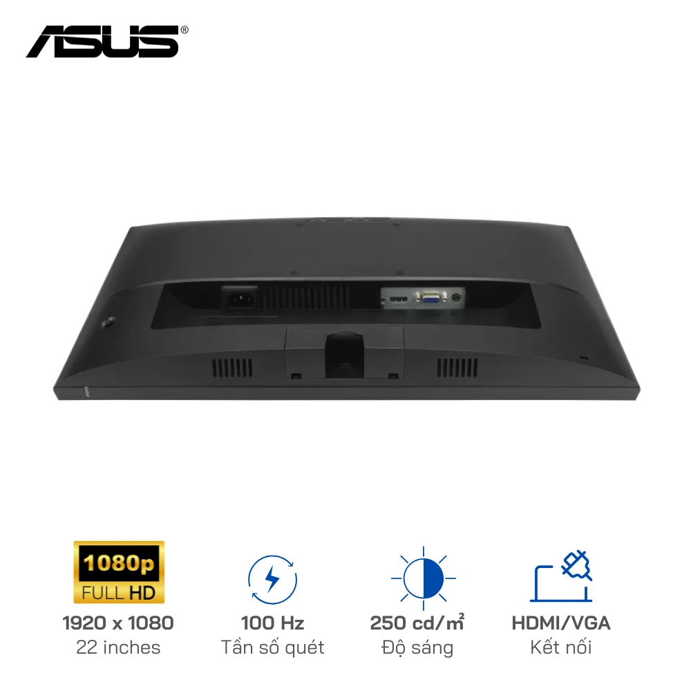 Màn hình gaming ASUS VY229HF 22 inches | IPS| FHD | 100Hz | 1ms | Kết nối: HDMI/VGA