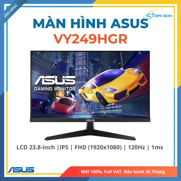 Màn hình ASUS VY249HGR 23.8-inch | IPS | FHD | 120Hz | 1ms | Kết nối: HDMI/VGA