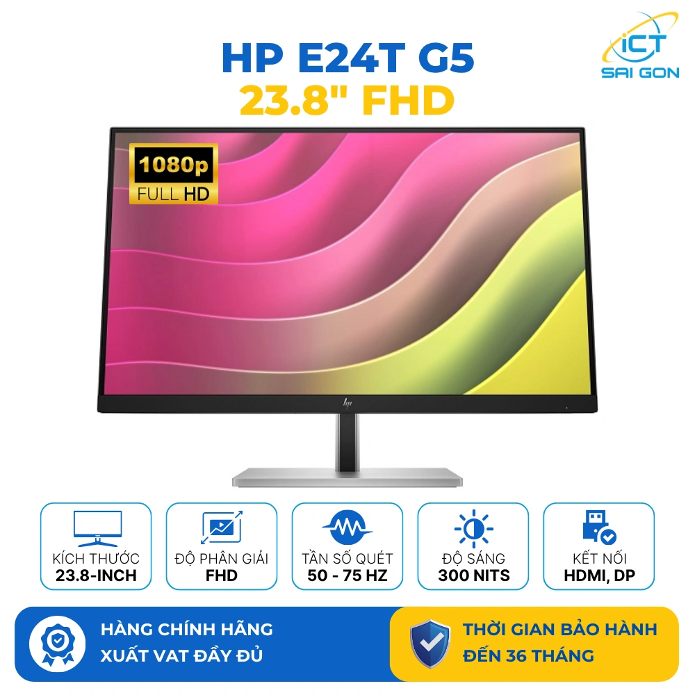 Màn hình cảm ứng HP E24t G5 FHD (6N6E6AA) — ảnh 4