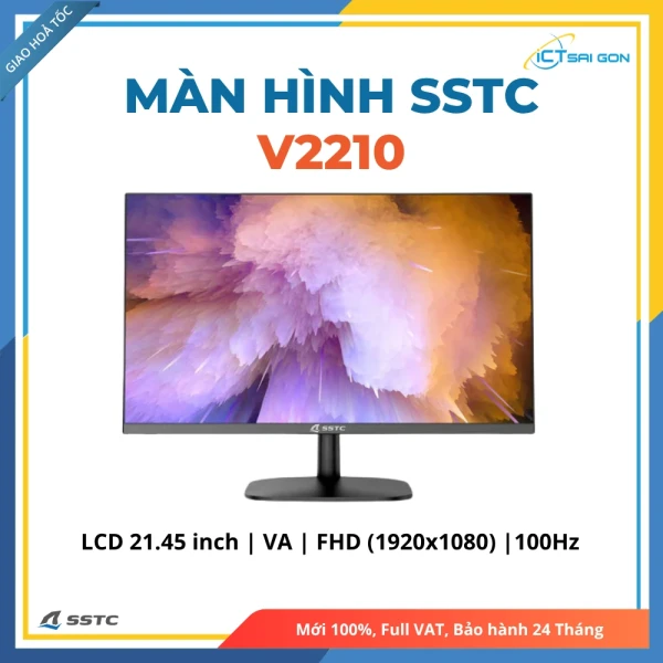 Màn hình SSTC V2210 LCD 21.45 inch FHD (1920x1080) / VA WLED / 100Hz/ 200Nits