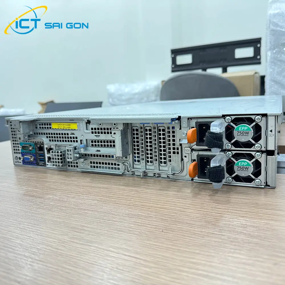 Máy chủ cũ Dell PowerEdge R540, 1 x CPU Xeon Silver 4208, RAM ECC DDR4, RAID PERC H730P, Rack 2U