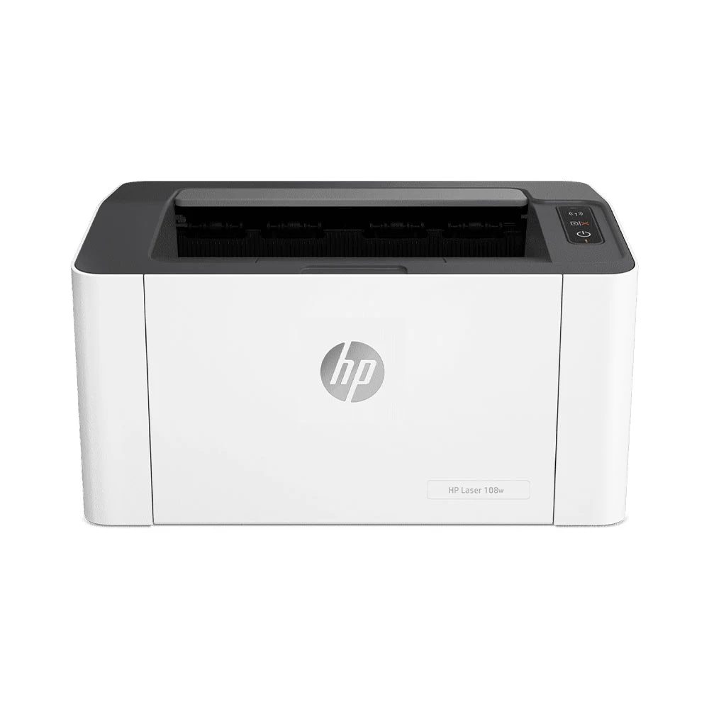 Máy in HP Laser 108w (4ZB80A), in trắng đen, khổ giấy A4/A5 Letter, tốc độ in/ 20 trang/phút, Kết nối: USB 2.0, Wifi