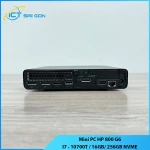 Máy Bộ Mini PC HP EliteDesk 800 G6 Core i7-10700T, Ram 16GB, SSD 256GB NVME, Wifi, Win 10