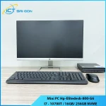 Máy Bộ Mini PC HP EliteDesk 800 G6 Core i7-10700T, Ram 16GB, SSD 256GB NVME, Wifi, Win 10