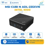 Máy bộ Mini PC MSI CUBI N ADL-235XVN/Intel N100/ 8GB DDR4/ SSD 128GB (9S6-B0A911-235)