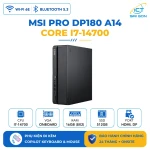 Máy tính PC MSI PRO DP180 A14 Core i7-14700/RAM 16GB/SSD 512GB/WF/BT (DP180-9S6B0A7611216)