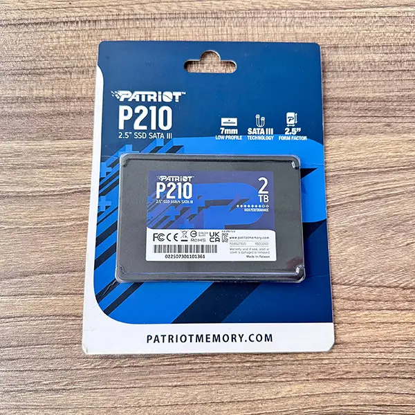 Ổ cứng SSD Patriot P210 2TB SATA III 6Gbps | R/W: 520/430 Mbps (P210S2TB25)