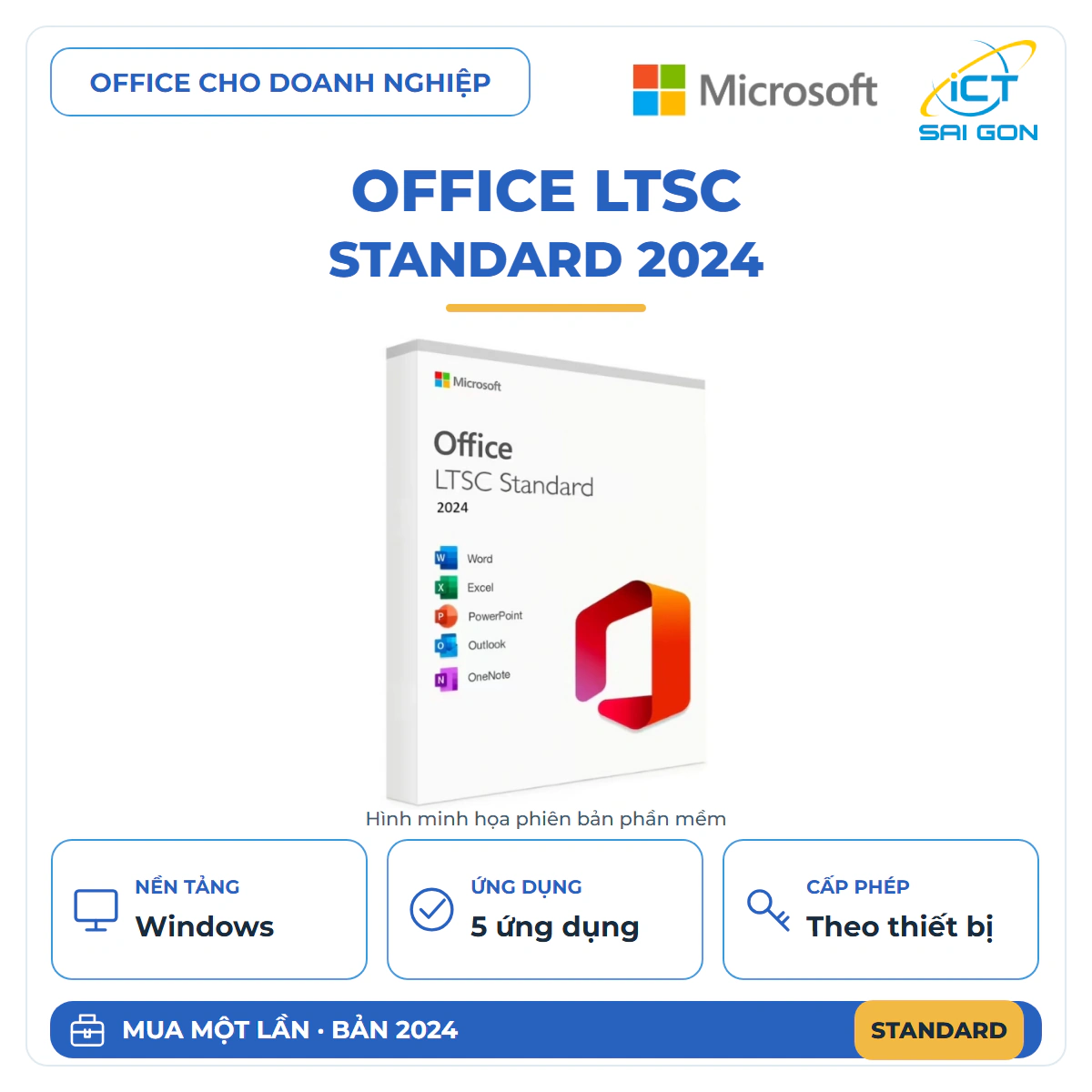 Phần mềm Microsoft Office LTSC Standard 2024 - LTSC-STD2024 — ảnh 1
