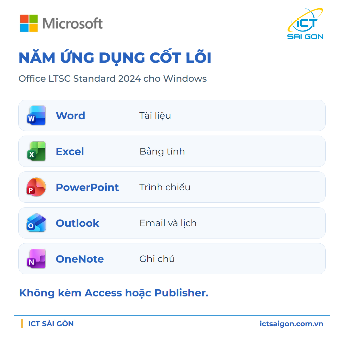 Phần mềm Microsoft Office LTSC Standard 2024 - LTSC-STD2024 — ảnh 2