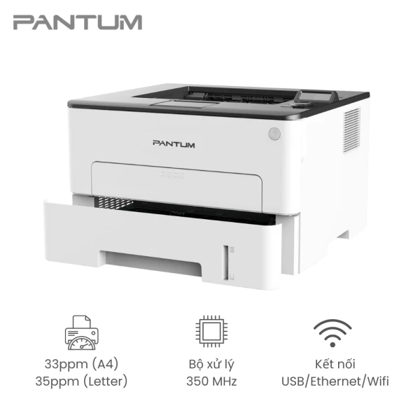 Máy in đơn chức năng PANTUM P3302DW chính hãng