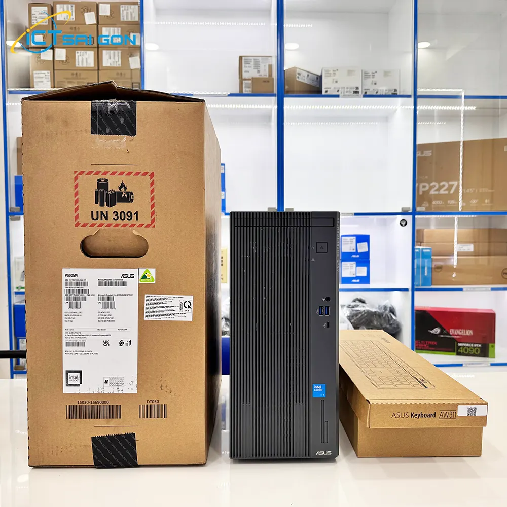 Máy Tính Để Bàn ASUS P500MV Core 7-240H/16GD5/512G-SSD/WiFi 6/KB&M/W11H (P500MV-07240H005W)