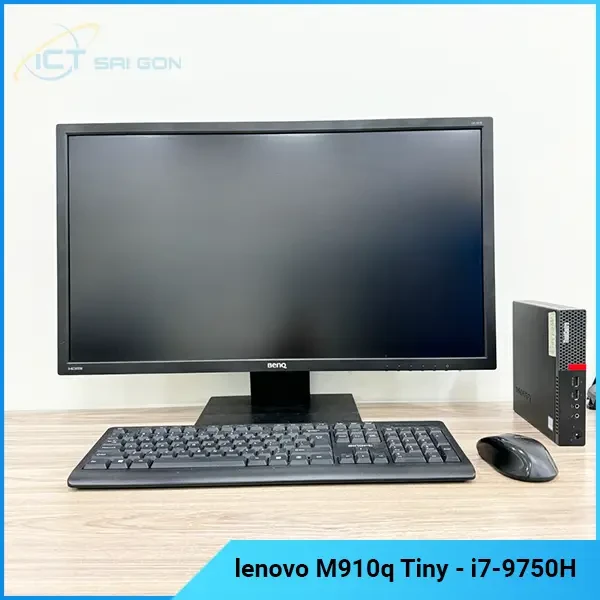 Mini PC ThinkCentre Lenovo M910q Tiny Core i7-8750H, Ram 16GB, SSD 256GB NVME, Wifi / Win 10