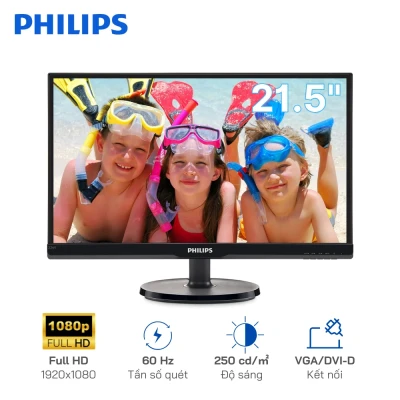 Màn hình Philips 21.5 inch 226V6QSB6/74 Full HD 250nits (Đã qua sử dụng)