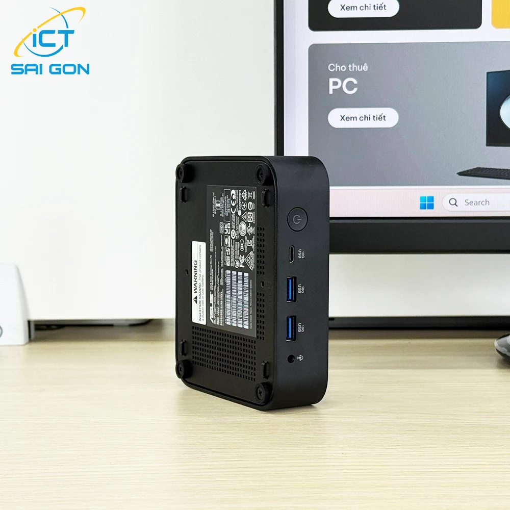 Cho thuê PC Văn Phòng Asus Nuc 14 Essential | Intel N150/ 8GB/256GB/ LCD 21.5" FHD