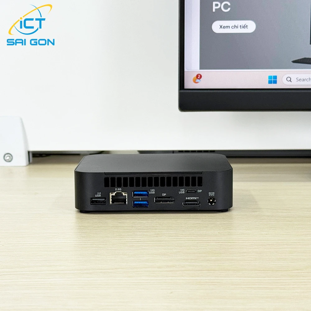 Cho thuê PC Văn Phòng Asus Nuc 14 Essential | Intel N150/ 8GB/256GB/ LCD 21.5" FHD
