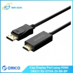 Cáp chuyển đổi Display Port sang HDMI ORICO XD-DTH4-20-BK-BP 2 Mét