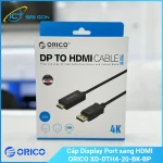 Cáp chuyển đổi Display Port sang HDMI ORICO XD-DTH4-20-BK-BP 2 Mét