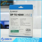 Cáp chuyển đổi Display Port sang HDMI ORICO XD-DTH4-20-BK-BP 2 Mét