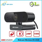 Webcam Hikvision DS-U320 - 2MP - FHD (1920 x 1080) - Tích hợp Mic, chống ồn thông minh - Không cần cài đặt