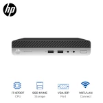 Máy Bộ Mini PC HP ProDesk 400 G4, Core i7-8700T, Ram 16GB, SSD 256GB NVME, Wifi, Win 10