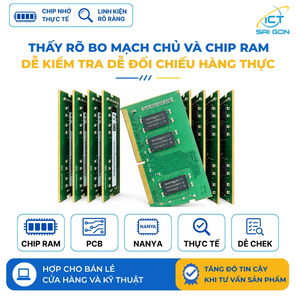 RAM Laptop Nanya 8GB DDR4 3200MHz SO-DIMM (NT8GA64D88CX3S-JR)