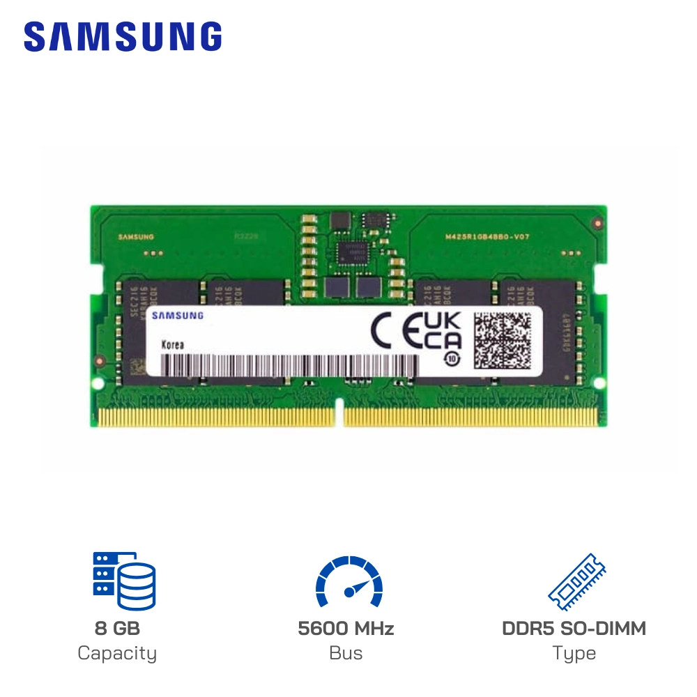 RAM Laptop Samsung 8GB DDR5 SO-DIMM Bus 5600MHz