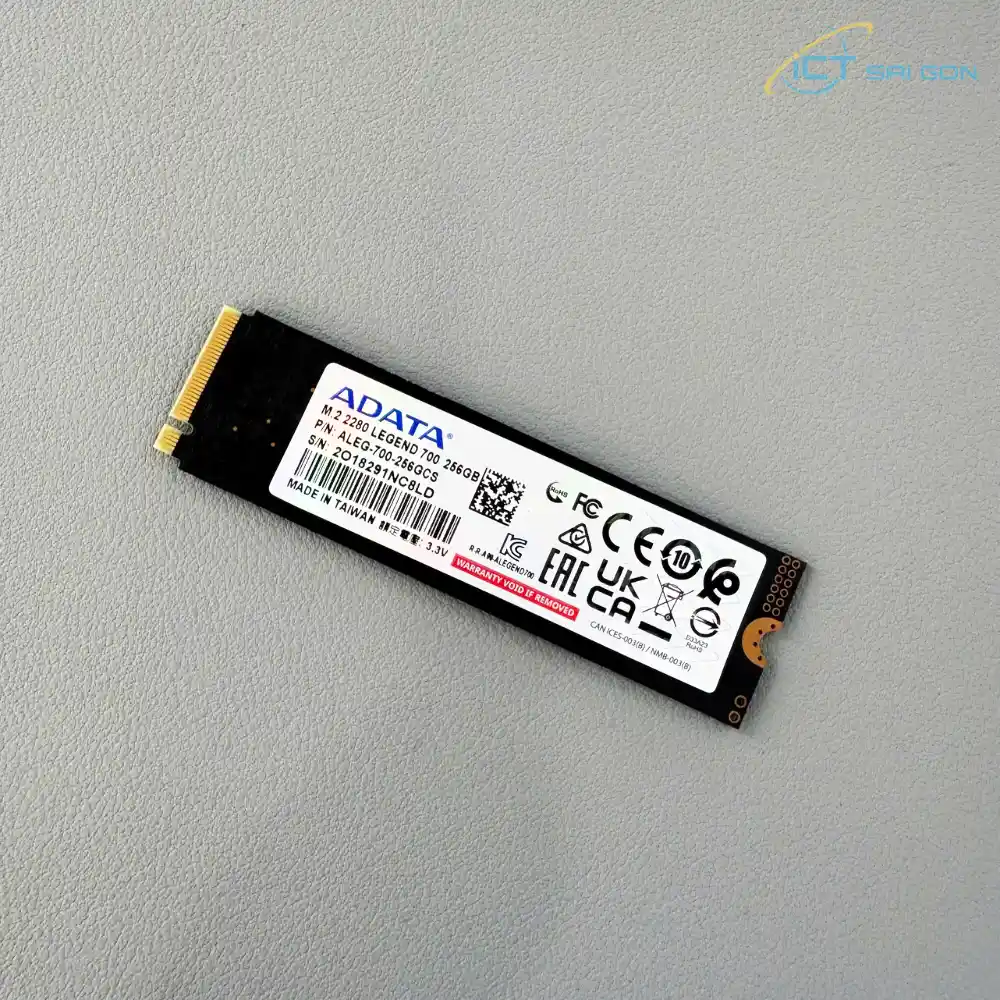Ổ cứng SSD NVMe Adata Legend 700 256GB M.2 2280 PCIe Gen3 x 4 | R/W: 2000/1600 Mbps