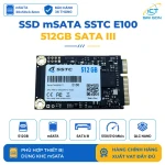 Ổ cứng SSD mSATA SSTC E100 512GB SATA III 550/510MB/s QLC NAND