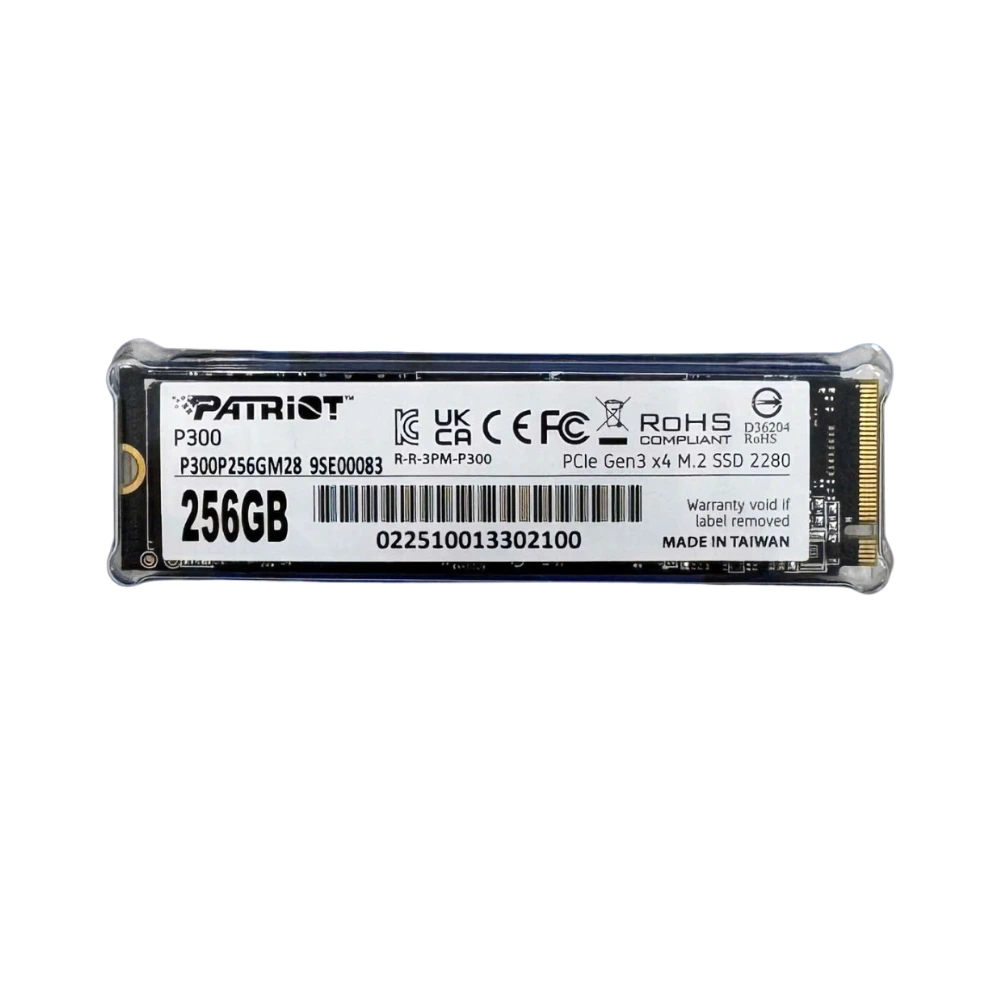 Ổ cứng SSD NVMe Patriot P300 256GB M.2 2280 PCIe Gen3 x4 | R/W:1700/1200 Mbps (P300P256GM28)
