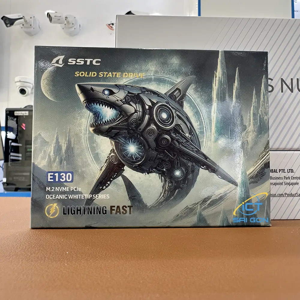 SSD NVMe 256GB SSTC Oceanic WhiteIP E130 Plus Gen 3 R/W:3200/2700