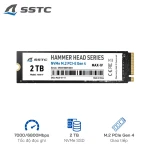 Ổ cứng SSD hiệu SSTC M2 NVMe Max IV 2TB (MAX-IV 2TB) | R/W: 7000/6800 Mbps