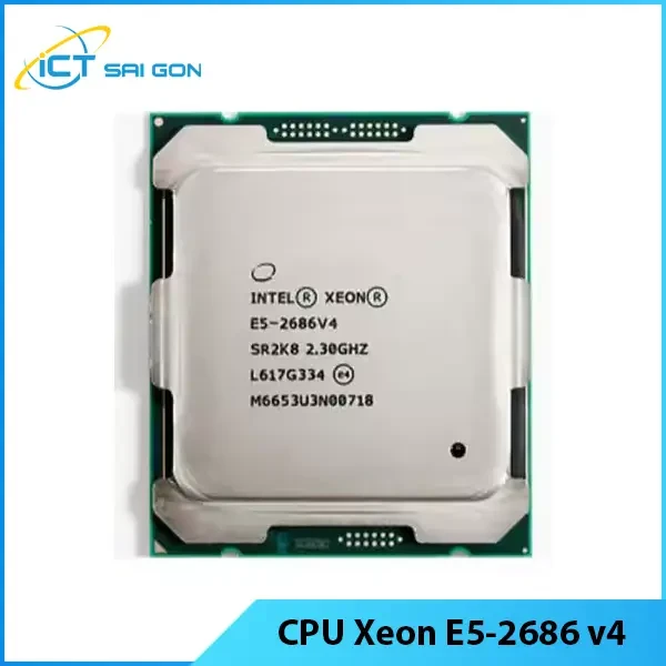 CPU Intel Xeon E5-2686 v4 - 18 nhân, 36 luồng, 45MB Cache - Socket LGA 2011-3