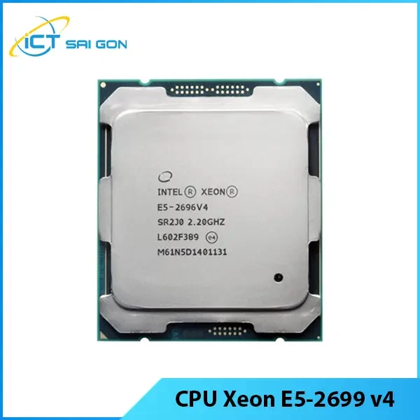 CPU Intel Xeon E5-2699 v4 - 22 nhân, 44 luồng, 55MB Cache - Socket LGA 2011-3