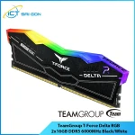 Ram Desktop TeamGroup T-Force Delta RGB 2x16GB DDR5 6000MHz Black/White