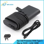 Sạc Dell Precision 5550 19,5V – 6,5A 130W USB C OVAL ZIN