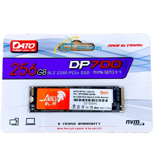 Ổ cứng SSD Dato 256GB DP700 M2 Pcle NVME