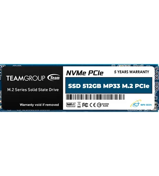 Ổ cứng SSD TeamGroup 512G MP33 M.2 PCIe Gen3x4