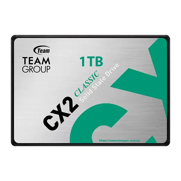 Ổ cứng SSD TeamGroup CX2 1TB 2.5 inch SATA III - Tốc độ 540/ 490MB/s