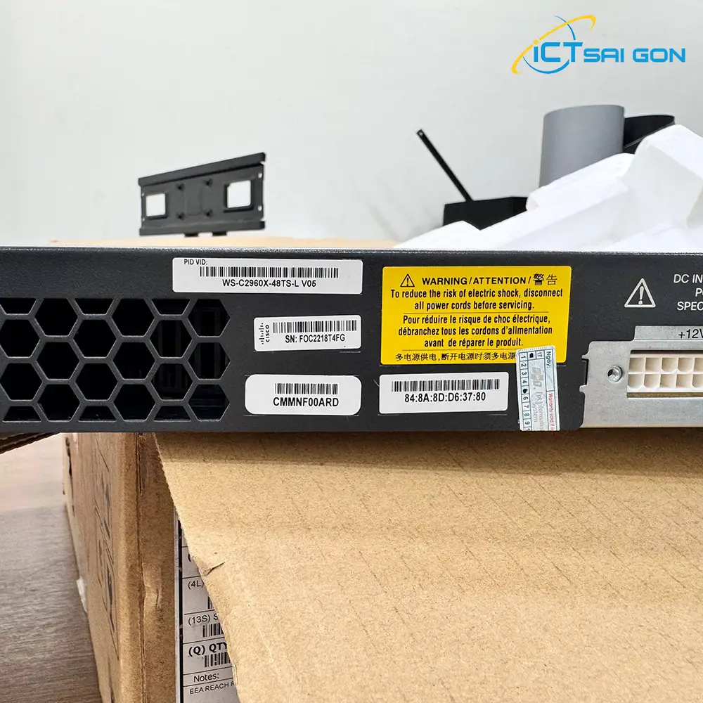 Switch Cisco-WS-C2960X-48TS-L V05 | 48 port 10/100/1000 + 4 port 1G SFP