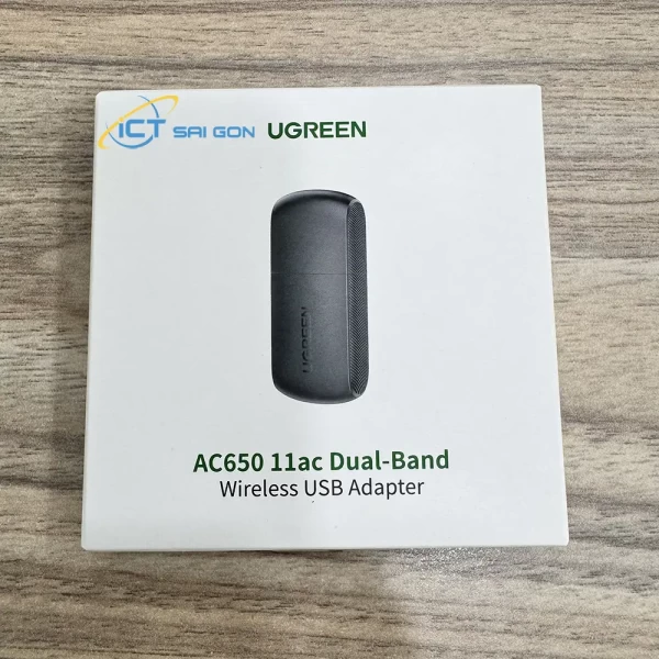 USB Wifi Ugreen AC650 20204 Băng tần kép 5G/2.4G