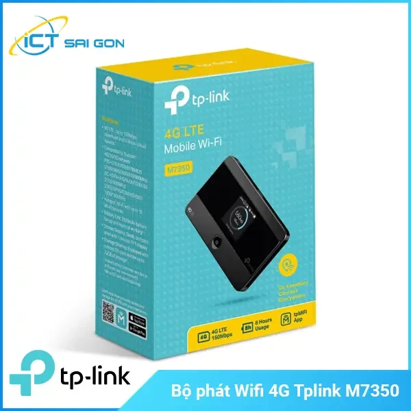 Bộ Phát Wifi di động 4G Tplink M7350 dùng Pin