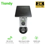 Camera 4G Tiandy TC-H363U - Ghi hình 2K/Pin NLMT/Quay 360/Đàm thoại 2 chiều
