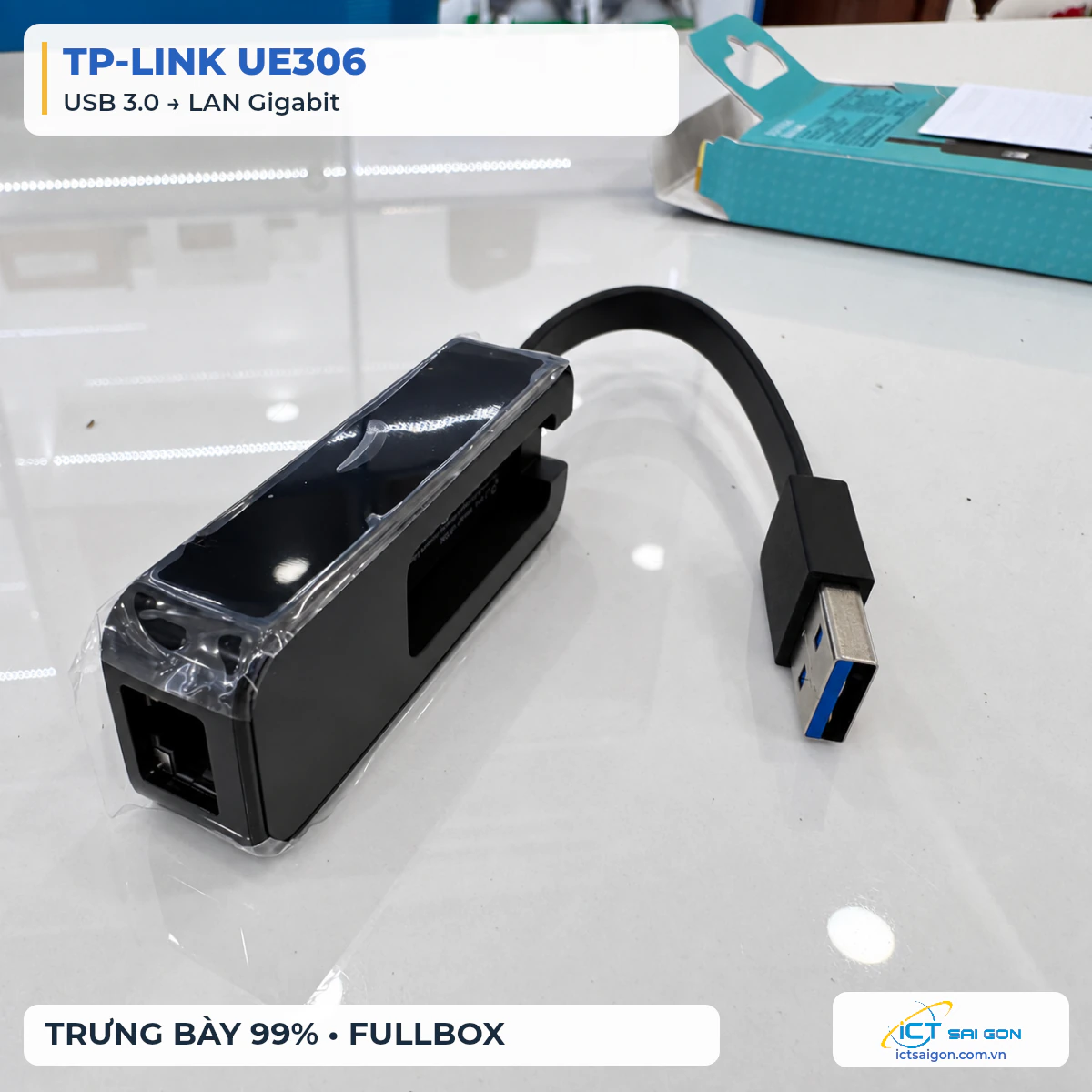 TP-Link UE306 – Bộ chuyển đổi USB 3.0 sang LAN Gigabit 1000Mbps — ảnh 3
