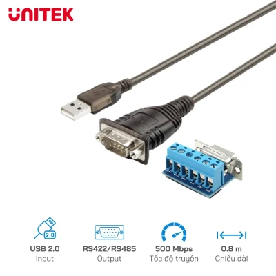 Cable USB to RS422/RS485 Unitek Y-1082