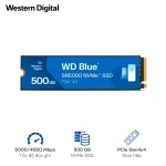Ổ SSD Western Digital Blue SN5000 WDS500G4B0E 500GB (NVMe PCIe/ Gen4x4 M2.2280/ 5000MB/s/ 4000MB/s)