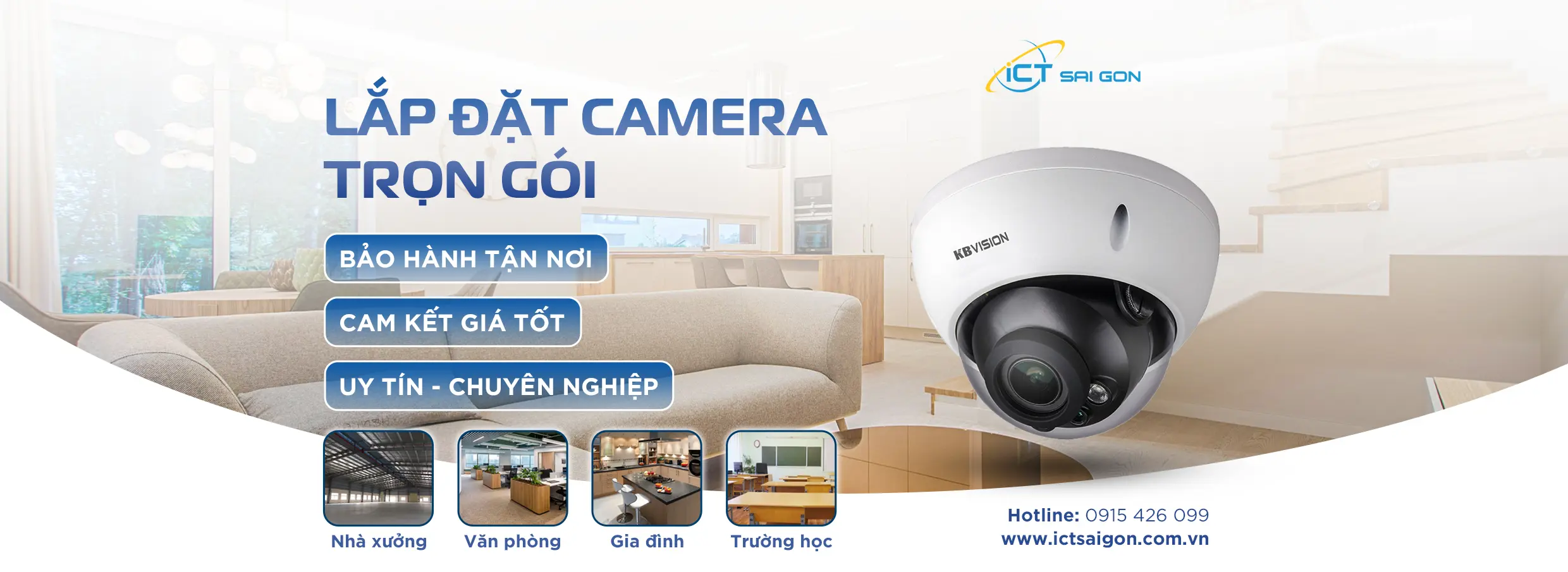 Dịch vụ lắp đặt camera quan sát cho văn phòng, gia đình, trường học, nhà xưởng